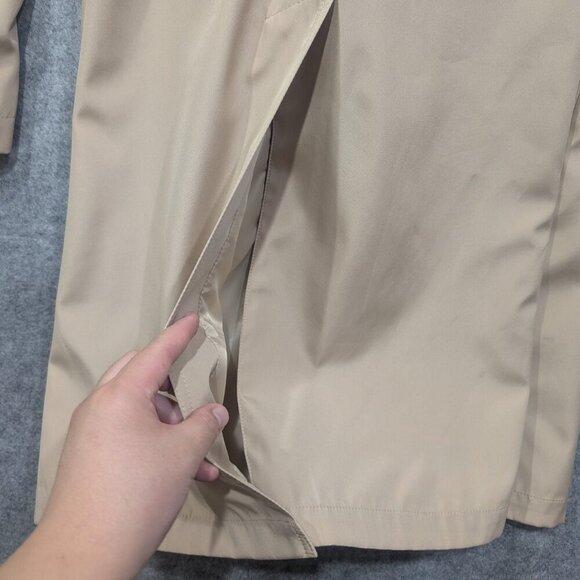 Novelti Adorable Junior Button down Trench Coat Beige Size 5/6 - Picture 5 of 11